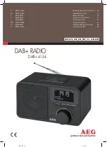 AEG DAB+ 4154 Instruction Manual preview