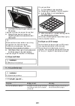 Предварительный просмотр 261 страницы AEG DBE5670M User Manual