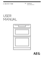 Preview for 1 page of AEG DCK731110M User Manual