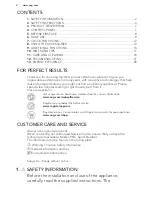 Preview for 2 page of AEG DCK731110M User Manual