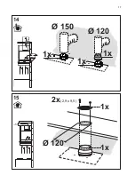 Preview for 17 page of AEG DGE5160HM Installation Manual