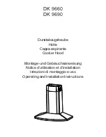 Preview for 1 page of AEG DK 9660 Operating And Installation Manual