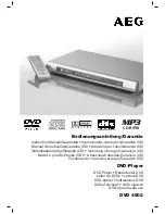 Preview for 1 page of AEG DVD 4502 Instruction Manual