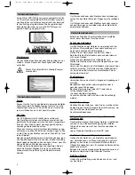 Preview for 4 page of AEG DVD 4502 Instruction Manual