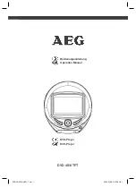 AEG DVD 4516 TFT Operation Manual preview