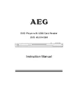 Предварительный просмотр 34 страницы AEG DVD 4520 HDMI Instruction Manual