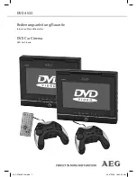 AEG DVD 4533 Instrution Manual preview