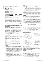 Preview for 4 page of AEG DVD 4603 HC Instruction Manual & Guarantee