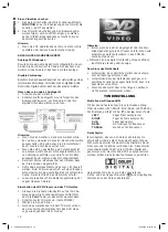 Предварительный просмотр 10 страницы AEG DVD 4603 HC Instruction Manual & Guarantee