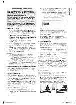 Предварительный просмотр 11 страницы AEG DVD 4603 HC Instruction Manual & Guarantee