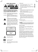 Предварительный просмотр 27 страницы AEG DVD 4603 HC Instruction Manual & Guarantee