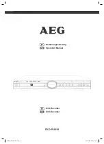 Preview for 1 page of AEG DVD-R 4518 Operation Manual