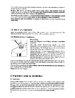 Предварительный просмотр 4 страницы AEG E Installation & Use Manual