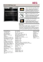 AEG ECE451010M Installation Instruction preview