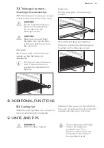 Preview for 13 page of AEG EES35111XM User Manual