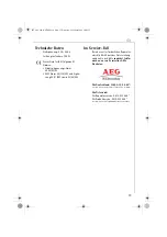 Preview for 13 page of AEG Electrolux KM 700 Operating Instructions Manual