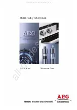 AEG Electrolux MCD1752E User Manual preview