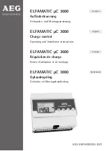 AEG ELFAMATIC uC 3000 Operating And Installation Instructions preview