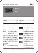 Preview for 2 page of AEG EM 50-2 User Manual