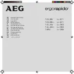 AEG Ergorapido 10,8V User Manual preview