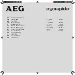 AEG erhorapido 10,8V User Manual предпросмотр