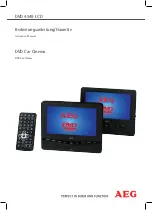 AEG ETV DVD 4549 LCD Instruction Manual preview