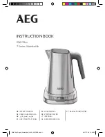 AEG EWA78 series Instruction Book preview