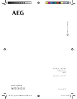 Preview for 32 page of AEG EWA78 series Instruction Book