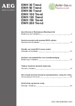 Preview for 1 page of AEG EWH 100 Trend Operation And Installation