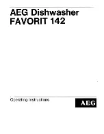 AEG Favorit 142 Operating Instructions Manual предпросмотр