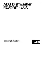 AEG FAVORIT 145 S Operating Instructions Manual preview