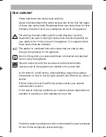 Предварительный просмотр 2 страницы AEG FAVORIT 2807 Operating Instructions Manual