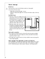 Предварительный просмотр 36 страницы AEG FAVORIT 40730 User Information