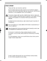 Предварительный просмотр 2 страницы AEG FAVORIT 44630 Operating Instructions Manual