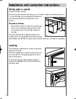 Предварительный просмотр 34 страницы AEG FAVORIT 44630 Operating Instructions Manual