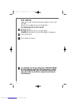 Предварительный просмотр 2 страницы AEG FAVORIT 50863 Instruction Book