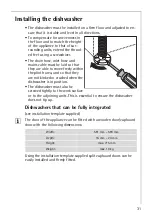 Предварительный просмотр 31 страницы AEG FAVORIT 65070 i User Information
