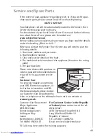 Предварительный просмотр 43 страницы AEG FAVORIT 65070 Vi User Information
