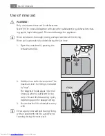 Preview for 14 page of AEG FAVORIT 75011 VIL User Manual