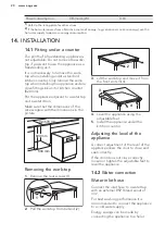Предварительный просмотр 20 страницы AEG FAVORIT 77602 M0P User Manual