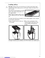 Предварительный просмотр 15 страницы AEG FAVORIT 85060 Vi User Information