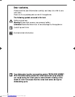 Предварительный просмотр 2 страницы AEG FAVORIT 86470 I User Information