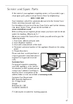 Предварительный просмотр 47 страницы AEG FAVORIT 88070 Vi User Information