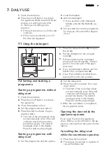 Предварительный просмотр 29 страницы AEG FAVORIT 99009 M0P User Manual