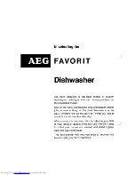 Предварительный просмотр 2 страницы AEG Favorit R Operating Instructions Manual