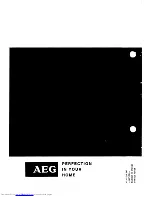 Preview for 36 page of AEG Favorit S Operating Instructions Manual