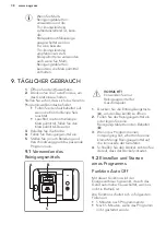 Предварительный просмотр 38 страницы AEG FD770VP User Manual