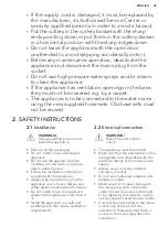 Предварительный просмотр 49 страницы AEG FEB51400ZM User Manual