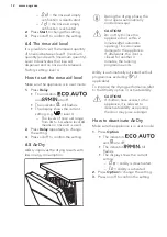 Preview for 12 page of AEG FFB83836PM User Manual