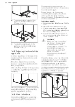 Предварительный просмотр 22 страницы AEG FFE72731PM User Manual